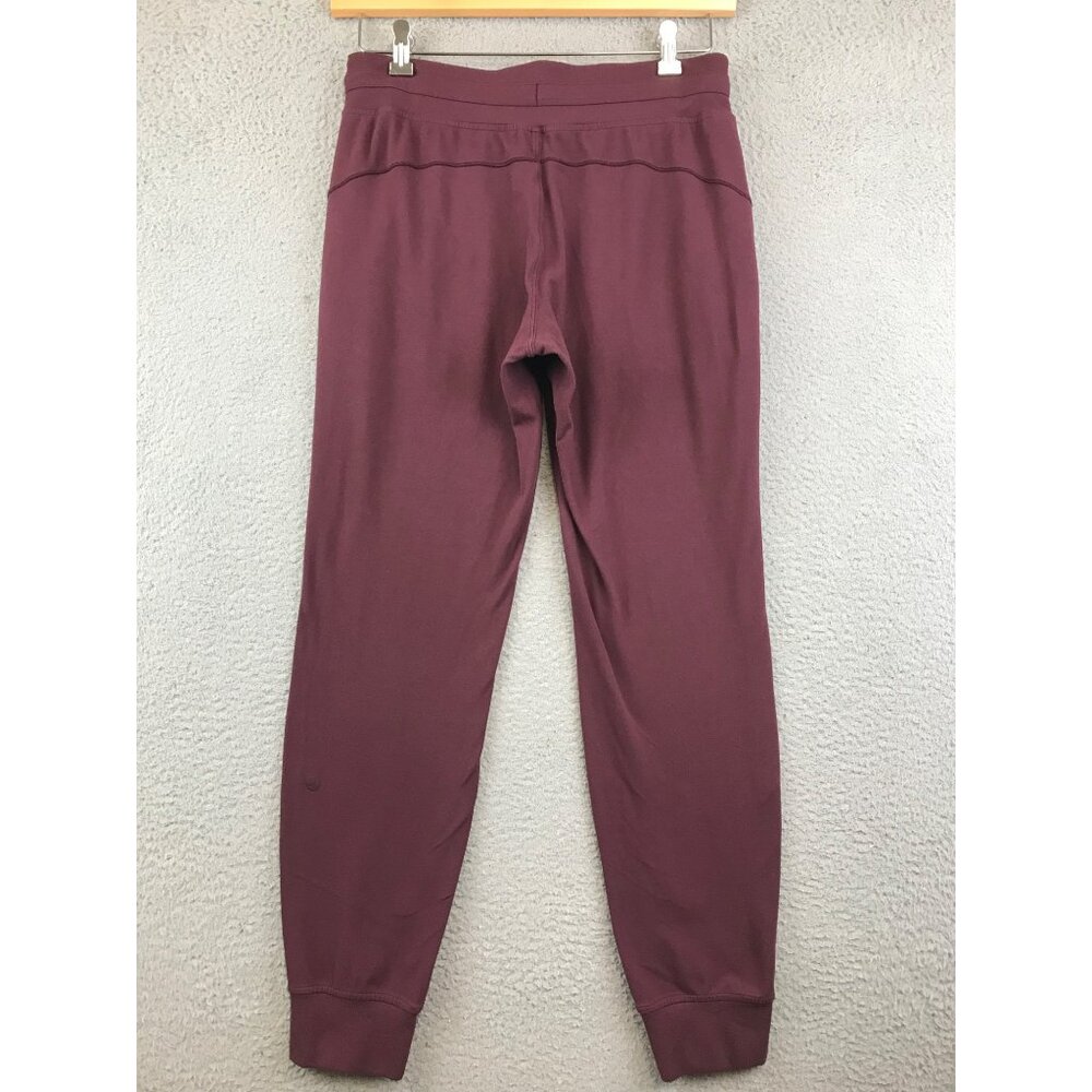 Lululemon Scuba High Rise Jogger Size 8 maroon - Picture 2 of 9